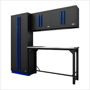 Fusion Pro 5-Piece Garage Workbench System (Blue)