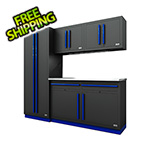 Proslat Fusion Pro 5-Piece Garage Cabinet System (Blue)