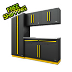 Proslat Garage Cabinets Fusion Pro 5-Piece Garage Cabinet System (Yellow)