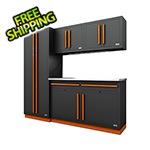 Proslat Fusion Pro 5-Piece Garage Cabinet System (Orange)