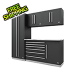 Proslat Fusion Pro 5-Piece Tool Cabinet System (Silver)