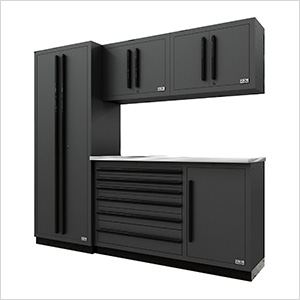 Fusion Pro 5-Piece Tool Cabinet System (Black)