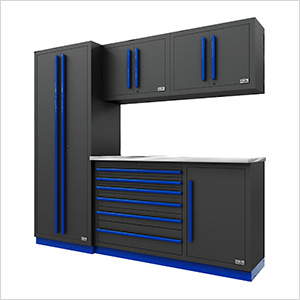 Fusion Pro 5-Piece Tool Cabinet System (Blue)