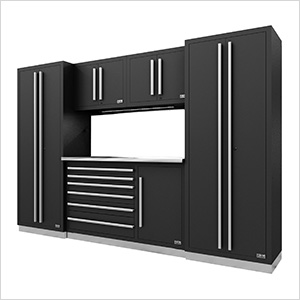 Fusion Pro 6-Piece Tool Cabinet System (Silver)