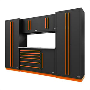 Fusion Pro 6-Piece Tool Cabinet System (Orange)
