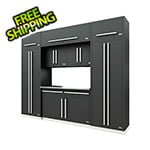 Proslat Fusion Pro 9-Piece Garage Cabinet System (Silver)