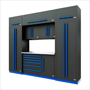 Fusion Pro 9-Piece Tool Cabinet System (Blue)
