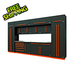Proslat Fusion Pro 14-Piece Garage Cabinet System (Orange)