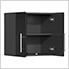 18-Piece Garage Cabinet Kit with Channeled Worktops in Midnight Black Metallic