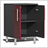 19-Piece Garage Cabinet Kit with Bamboo Worktop in Ruby Red Metallic