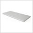 BOLD Series 3.0 Grey 4-Piece Set with Stainless Top and 16 Sq. Ft. Steel Slatwall