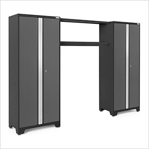 BOLD Series Grey 3-Piece Garage Cabinet System