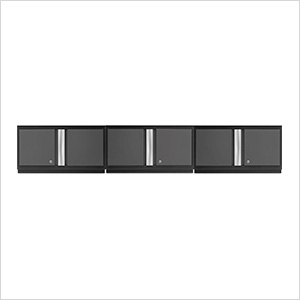 3 x BOLD Series Grey 36" Wall Cabinets