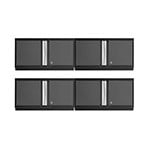 NewAge Garage Cabinets 4 x BOLD Series Grey 36" Wall Cabinets