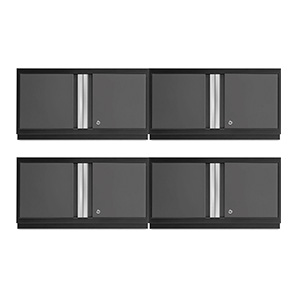 4 x BOLD Series 3.0 Grey 36" Wall Cabinets