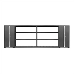 BOLD Series Grey 4-Piece Garage Cabinet System