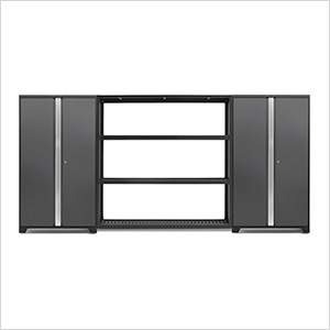 BOLD Series Grey 3-Piece Garage Cabinet System