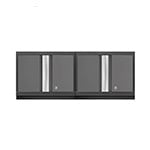 NewAge Garage Cabinets 2 x BOLD Series Grey Wall Cabinets