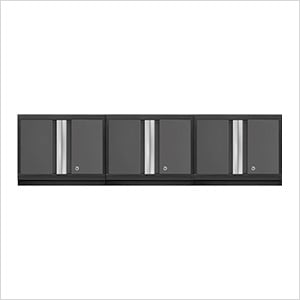 3 x BOLD Series 3.0 Grey Wall Cabinets