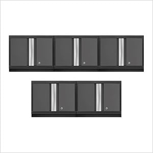 5 x BOLD Series  Grey Wall Cabinets