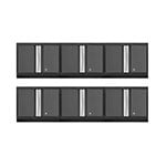 NewAge Garage Cabinets 6 x BOLD Series 3.0 Grey Wall Cabinets