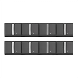 8 x BOLD Series Grey Wall Cabinets
