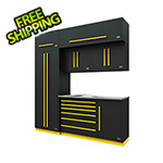 Proslat Fusion Pro 7-Piece Tool Cabinet System (Yellow)