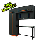 Proslat Fusion Pro 7-Piece Garage Workbench System (Orange)