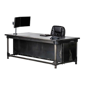 Ironworks Executive Desk Package - 30" Tall