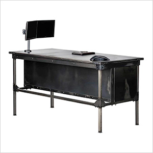 Ironworks Executive Desk Package - 42" Tall