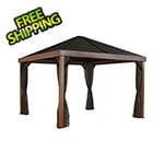 Sojag Valencia 12 x 12 ft. Gazebo with Wood Looking Finish