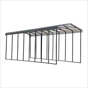 RV Carport - 14' x 38' x 14' (Charcoal Roof)