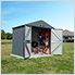 Elite 8' x 6' Steel Storage Shed