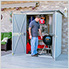 5' x 3' Spacemaker Patio Shed (Gray)