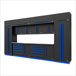 Fusion Pro 14-Piece Garage Storage System (Blue)