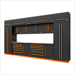 Fusion Pro 14-Piece Garage Storage System (Orange)