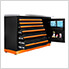 Fusion Pro Tool Chest with Stainless Steel Work Surface (Orange)
