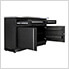 Fusion Pro Base Cabinet with Stainless Steel Work Surface (Black)