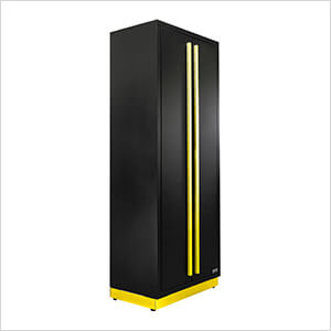 2 x Fusion Pro Tall Garage Cabinets (Yellow)