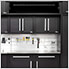 Fusion Pro Wall Mounted 62" Overhead Cabinet (Silver)