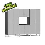 Ulti-MATE Garage Cabinets 4-Piece Garage Cabinet Kit in Stardust Silver Metallic