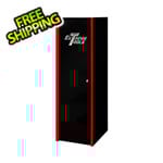 Extreme Tools DX Series 19-Inch Black Side Locker Cabinet with Red Trim