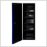 DX Series 19-Inch Black Side Locker Cabinet with Red Trim