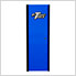 DX Series 19-Inch Blue Side Locker Cabinet with Black Trim