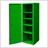 DX Series 19-Inch Green Side Locker Cabinet with Black Trim
