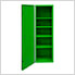 DX Series 19-Inch Green Side Locker Cabinet with Black Trim