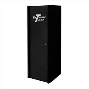 DX Series 19-Inch Black Side Locker Cabinet with Black Trim