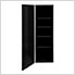 DX Series 19-Inch Black Side Locker Cabinet with Black Trim