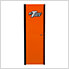 DX Series 19-Inch Orange Side Locker Cabinet with Black Trim