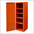 DX Series 19-Inch Orange Side Locker Cabinet with Black Trim